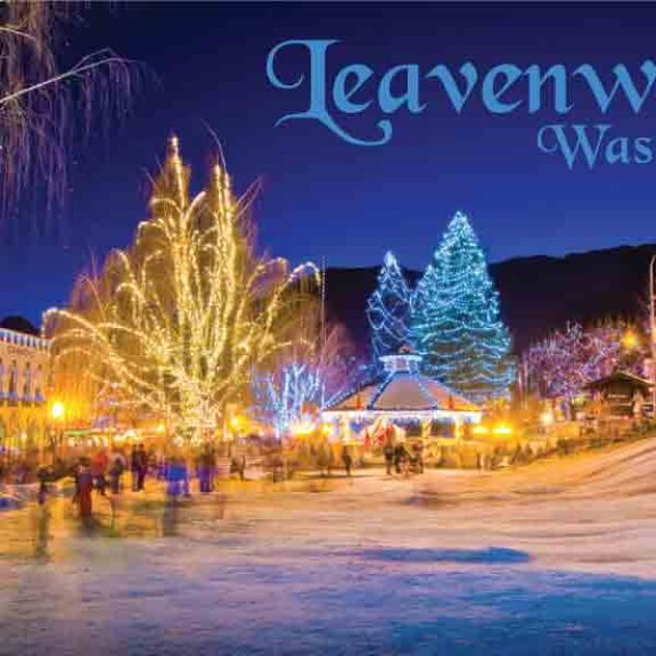 Leavenworth Front Street in Winter Magnets (10-pack)