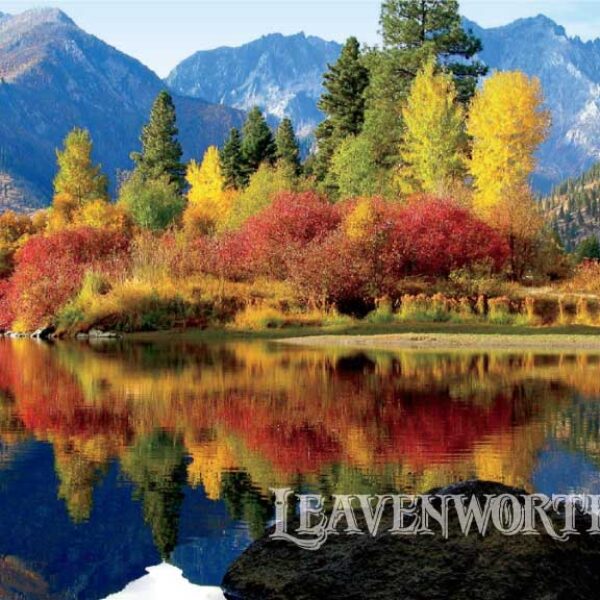 Leavenworth River in the Fall Magnets (10-pack)